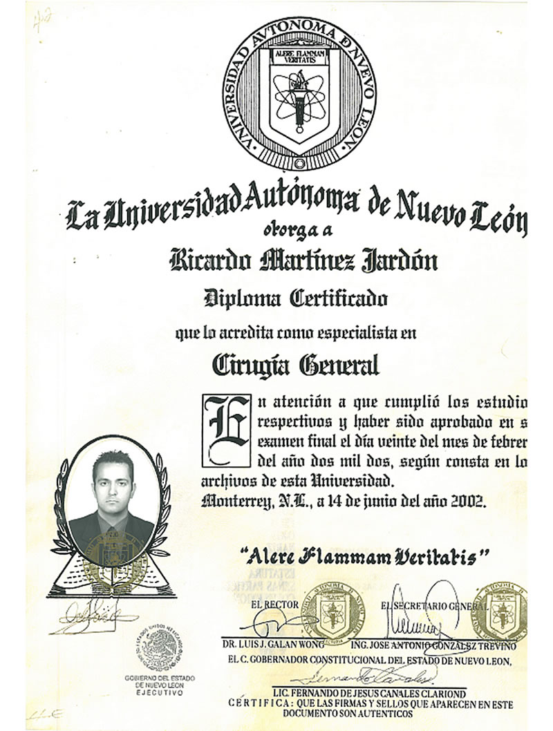 Título Cirugía General